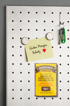 Magnet ''Handwerker Stundenlohn 180€'' 9x6x0,3cm