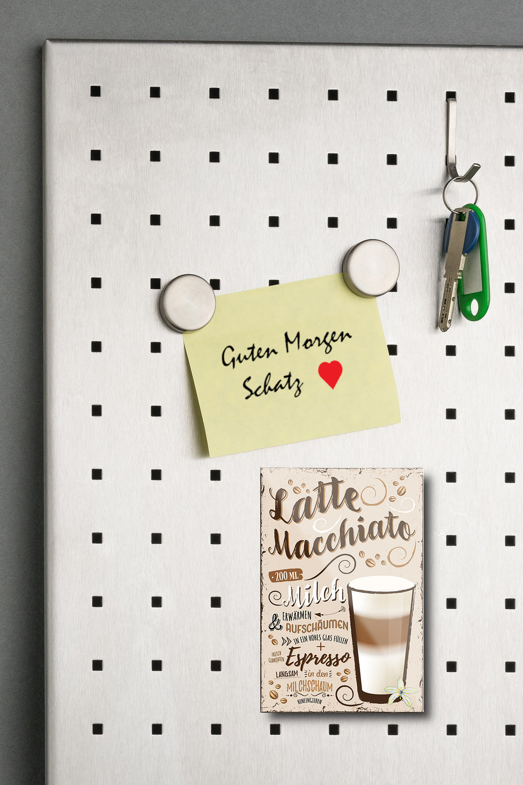 Magnet ''Latte Macciato'' 9x6x0,3cm