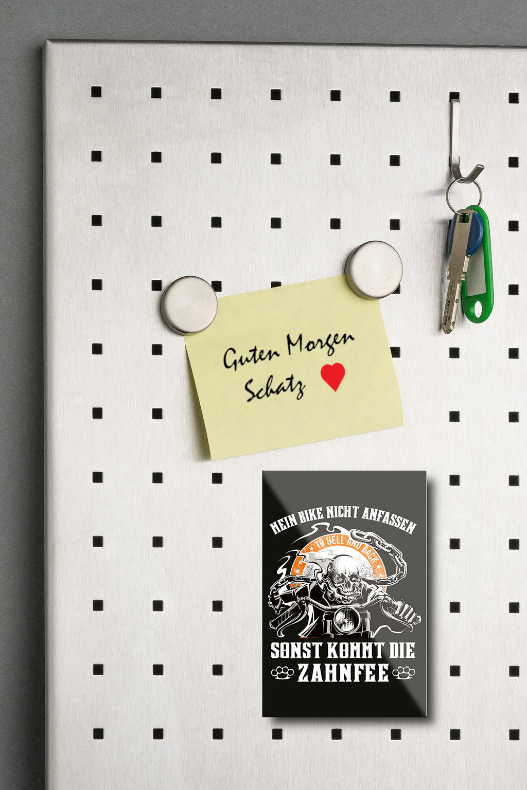 Magnet ''Mein Bike nicht anfassen Zahnfee'' 9x6x0,3cm