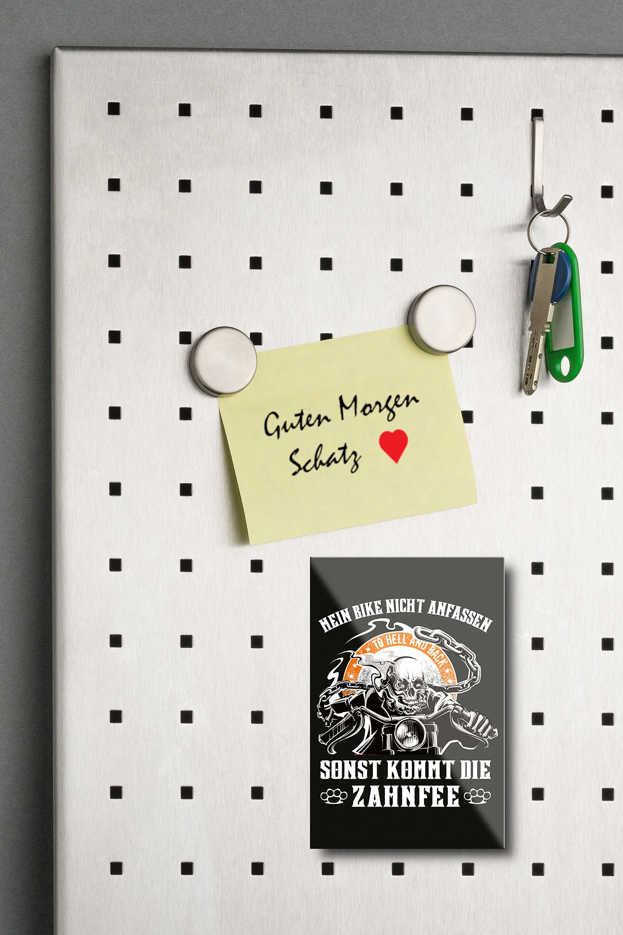 Magnet ''Mein Bike nicht anfassen Zahnfee'' 9x6x0,3cm