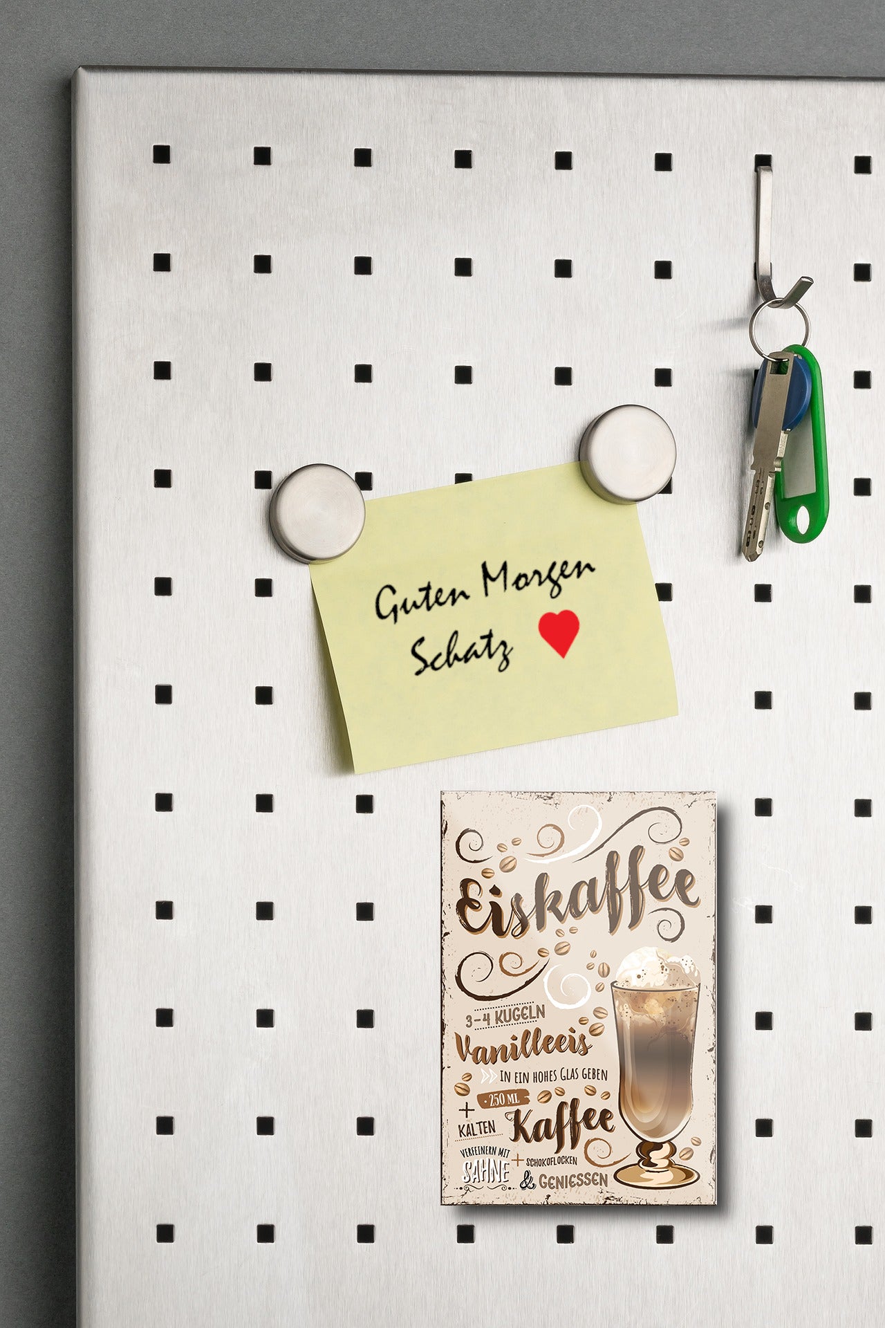 Magnet ''Eiskaffee'' 9x6x0,3cm