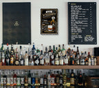 Blechschild ''Rye Whiskey (Bügelverschluss)'' 20x30cm