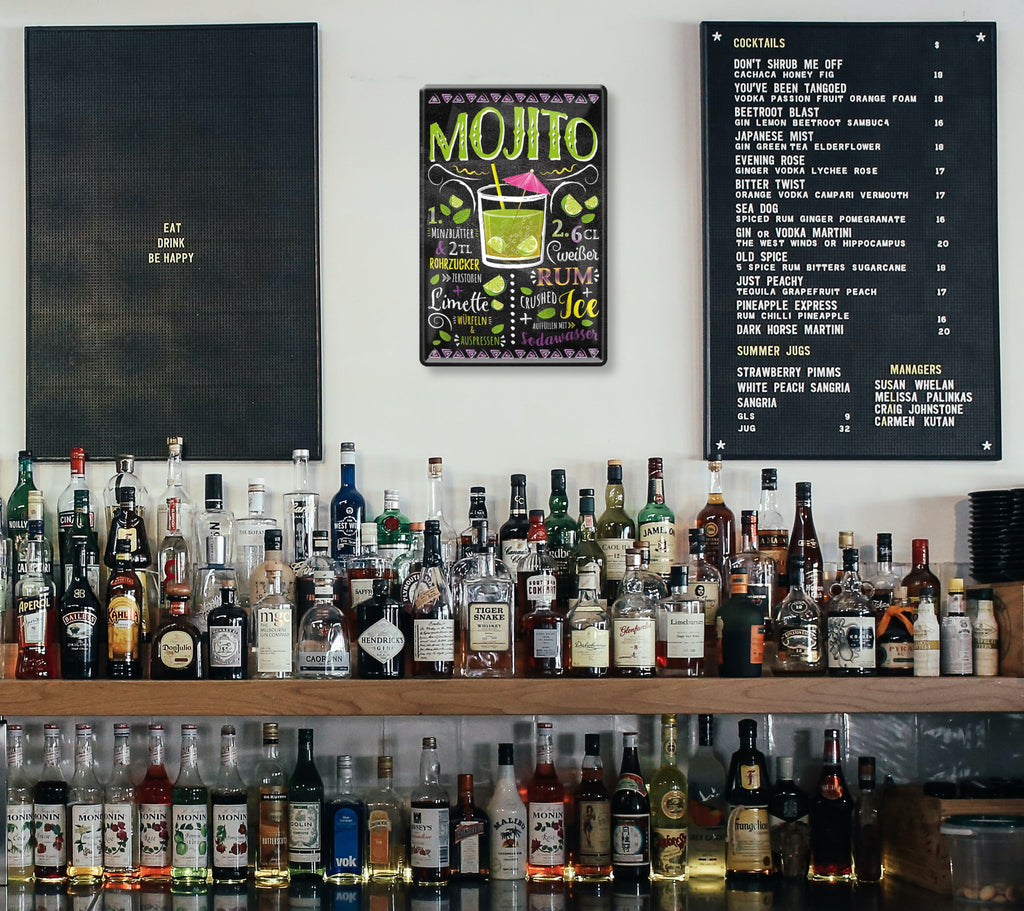Blechschild ''Mojito'' 20x30cm