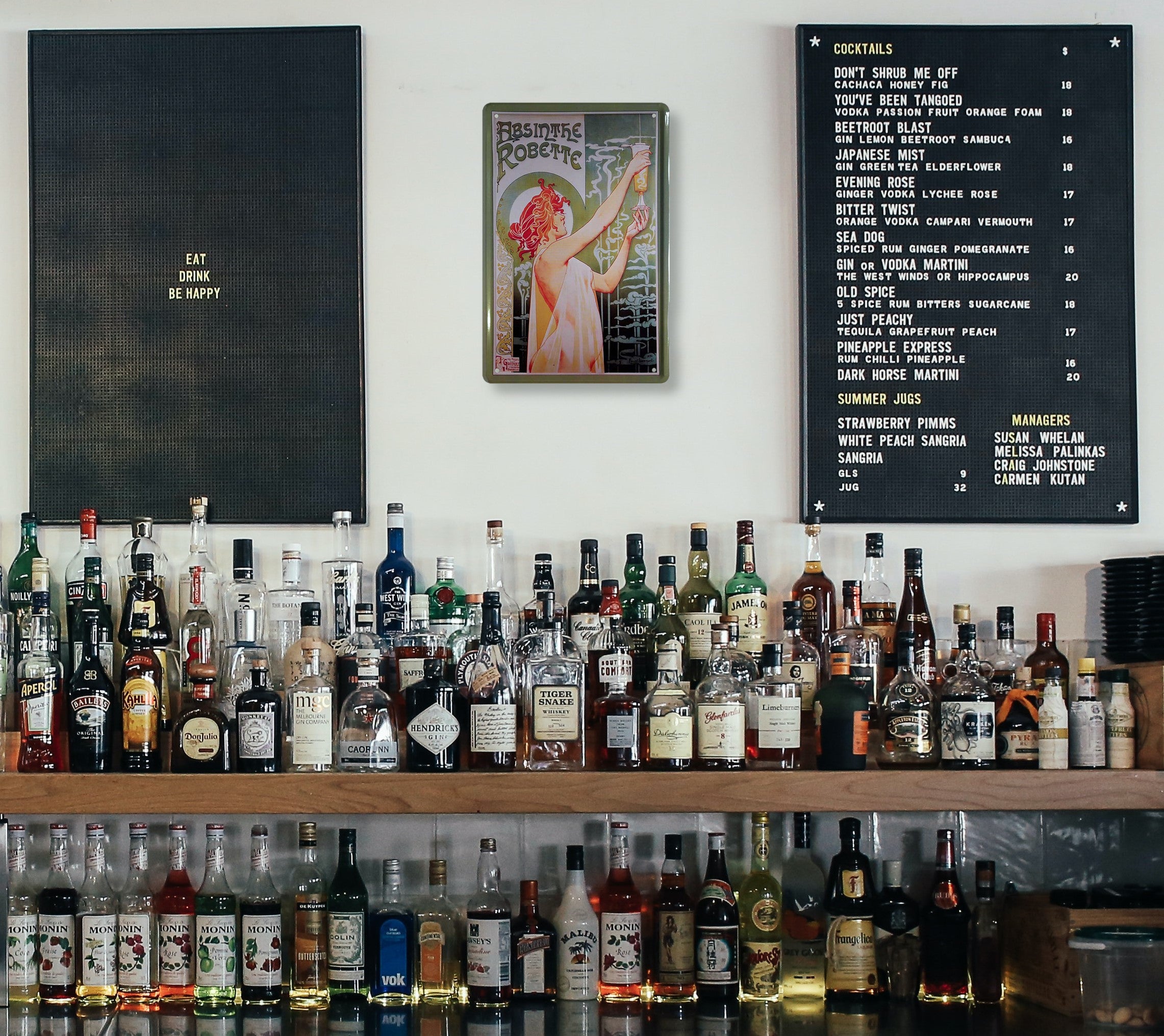 Blechschild ''Absinthe Robette'' 20x30cm