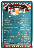 4252024213621 Schilderstore24 Schilderstore24 Blechschilder sind perfekt als Geschenk zu Weihnachten, Geburtstage, Feiern, Partys, Grillabende, Namenstag, Feiertag, Mädelsabend, Hochzeit. Jederzeit stilvoll im Wohnzimmer, Partykeller, Garage, Praxis, Büro, Café, Hauseingang Alkohol Kasten Bier Saufen Getränk Bier Alkohol schaumkrone promille hopfen	 ''Betrunken Deutsch''		20x30cm