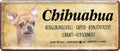 4252024224160 Schilderstore24 	Schilderstore24 Blechschilder sind perfekt als Geschenk zu Weihnachten, Geburtstage, Feiern, Partys, Grillabende, Namenstag, Feiertag, Mädelsabend, Hochzeit. Jederzeit stilvoll im Wohnzimmer, Partykeller, Garage, Praxis, Büro, Café, Hauseingang Haustier Tier Freund knuddelig Zuhause Katze Hund Hamster Meerschwein haustier ''Chihuahua''		28x12cm
