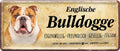 4252024224245 Schilderstore24 Schilderstore24 Blechschilder sind perfekt als Geschenk zu Weihnachten, Geburtstage, Feiern, Partys, Grillabende, Namenstag, Feiertag, Mädelsabend, Hochzeit. Jederzeit stilvoll im Wohnzimmer, Partykeller, Garage, Praxis, Büro, Café, Hauseingang Haustier Tier Freund knuddelig Zuhause Katze Hund Hamster Meerschwein haustier	 ''Englische Bulldogge''		28x12cm