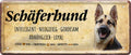 4252024224504 Schilderstore24 Schilderstore24 Blechschilder sind perfekt als Geschenk zu Weihnachten, Geburtstage, Feiern, Partys, Grillabende, Namenstag, Feiertag, Mädelsabend, Hochzeit. Jederzeit stilvoll im Wohnzimmer, Partykeller, Garage, Praxis, Büro, Café, Hauseingang Haustier Tier Freund knuddelig Zuhause Katze Hund Hamster Meerschwein haustier	 ''Schäferhund''		28x12cm