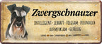 4252024224610 Schilderstore24 Schilderstore24 Blechschilder sind perfekt als Geschenk zu Weihnachten, Geburtstage, Feiern, Partys, Grillabende, Namenstag, Feiertag, Mädelsabend, Hochzeit. Jederzeit stilvoll im Wohnzimmer, Partykeller, Garage, Praxis, Büro, Café, Hauseingang Haustier Tier Freund knuddelig Zuhause Katze Hund Hamster Meerschwein haustier	 ''Zwergschnauzer''		28x12cm