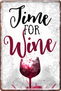 4252024213560	Schilderstore24 	 ''Time for Wine''Schilderstore24 Blechschilder sind perfekt als Geschenk zu Weihnachten, Geburtstage, Feiern, Partys, Grillabende, Namenstag, Feiertag, Mädelsabend, Hochzeit. Jederzeit stilvoll im Wohnzimmer, Partykeller, Garage, Praxis, Büro, Café, Hauseingang Alkohol Cocktail Bier Sekt Getränk Bier Alkohol schnaps promille tequila   