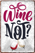 4252024213584	Schilderstore24 	 ''Wine Not''Schilderstore24 Blechschilder sind perfekt als Geschenk zu Weihnachten, Geburtstage, Feiern, Partys, Grillabende, Namenstag, Feiertag, Mädelsabend, Hochzeit. Jederzeit stilvoll im Wohnzimmer, Partykeller, Garage, Praxis, Büro, Café, Hauseingang Alkohol Cocktail Bier Sekt Getränk Bier Alkohol schnaps promille tequila   