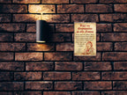 Blechschild ''Tipp von Großmutter an alle Frauen..'' 20x30cm