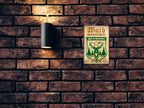 Blechschild ''Waidmannsheil (Wappen Hirsch Tannen)'' 20x30cm
