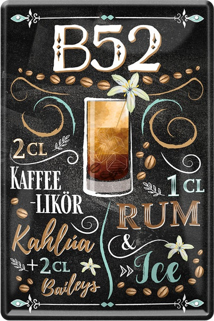 4252024214598 Schilderstore24 Blechschilder sind perfekt als Geschenk zu Weihnachten, Geburtstage, Feiern, Partys, Grillabende, Namenstag, Feiertag, Mädelsabend, Hochzeit. Jederzeit stilvoll im Wohnzimmer, Partykeller, Garage, Praxis, Büro, Café, Hauseingang Alkohol Cocktail Likör Sekt Getränk Alkohol promille schnaps saufen cocktails