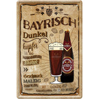 4252024214161 Schilderstore24 	Schilderstore24 Blechschilder sind perfekt als Geschenk zu Weihnachten, Geburtstage, Feiern, Partys, Grillabende, Namenstag, Feiertag, Mädelsabend, Hochzeit. Jederzeit stilvoll im Wohnzimmer, Partykeller, Garage, Praxis, Büro, Café, Hauseingang Alkohol Kasten Bier Saufen Getränk Bier Alkohol schaumkrone promille hopfen ''Bayrisch Dunkel''		20x30cm