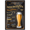 4252024214321 Schilderstore24 Schilderstore24 Blechschilder sind perfekt als Geschenk zu Weihnachten, Geburtstage, Feiern, Partys, Grillabende, Namenstag, Feiertag, Mädelsabend, Hochzeit. Jederzeit stilvoll im Wohnzimmer, Partykeller, Garage, Praxis, Büro, Café, Hauseingang Alkohol Kasten Bier Saufen Getränk Bier Alkohol schaumkrone promille hopfen	 ''Hefeweizen Weißbier''		20x30cm