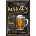 4252024214376 Schilderstore24 	Schilderstore24 Blechschilder sind perfekt als Geschenk zu Weihnachten, Geburtstage, Feiern, Partys, Grillabende, Namenstag, Feiertag, Mädelsabend, Hochzeit. Jederzeit stilvoll im Wohnzimmer, Partykeller, Garage, Praxis, Büro, Café, Hauseingang Alkohol Kasten Bier Saufen Getränk Bier Alkohol schaumkrone promille hopfen ''Märzen''		20x30cm