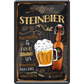 4252024214475 Schilderstore24 	Schilderstore24 Blechschilder sind perfekt als Geschenk zu Weihnachten, Geburtstage, Feiern, Partys, Grillabende, Namenstag, Feiertag, Mädelsabend, Hochzeit. Jederzeit stilvoll im Wohnzimmer, Partykeller, Garage, Praxis, Büro, Café, Hauseingang Alkohol Kasten Bier Saufen Getränk Bier Alkohol schaumkrone promille hopfen ''Steinbier bernsteinfarben''		20x30cm
