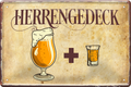 4252024214093 Schilderstore24 Blechschilder sind perfekt als Geschenk zu Weihnachten, Geburtstage, Feiern, Partys, Grillabende, Namenstag, Feiertag, Mädelsabend, Hochzeit. Jederzeit stilvoll im Wohnzimmer, Partykeller, Garage, Praxis, Büro, Café, Hauseingang Alkohol Cocktail Bier Sekt Getränk Bier Alkohol schnaps promille tequila   	 ''Herrengedeck Bier und Schnaps''