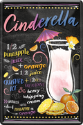 4252024236095		 ''Cinderella'' Schilderstore24 Blechschilder sind perfekt als Geschenk zu Weihnachten, Geburtstage, Feiern, Partys, Grillabende, Namenstag, Feiertag, Mädelsabend, Hochzeit. Jederzeit stilvoll im Wohnzimmer, Partykeller, Garage, Praxis, Büro, Café, Hauseingang Alkohol Cocktail Likör Sekt Getränk Alkohol promille schnaps saufen cocktails