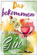4252024236101		 ''Das bekommen wir schon Gin (bunt)'' Schilderstore24 Blechschilder sind perfekt als Geschenk zu Weihnachten, Geburtstage, Feiern, Partys, Grillabende, Namenstag, Feiertag, Mädelsabend, Hochzeit. Jederzeit stilvoll im Wohnzimmer, Partykeller, Garage, Praxis, Büro, Café, Hauseingang Alkohol Cocktail Likör Sekt Getränk Alkohol promille schnaps saufen cocktails