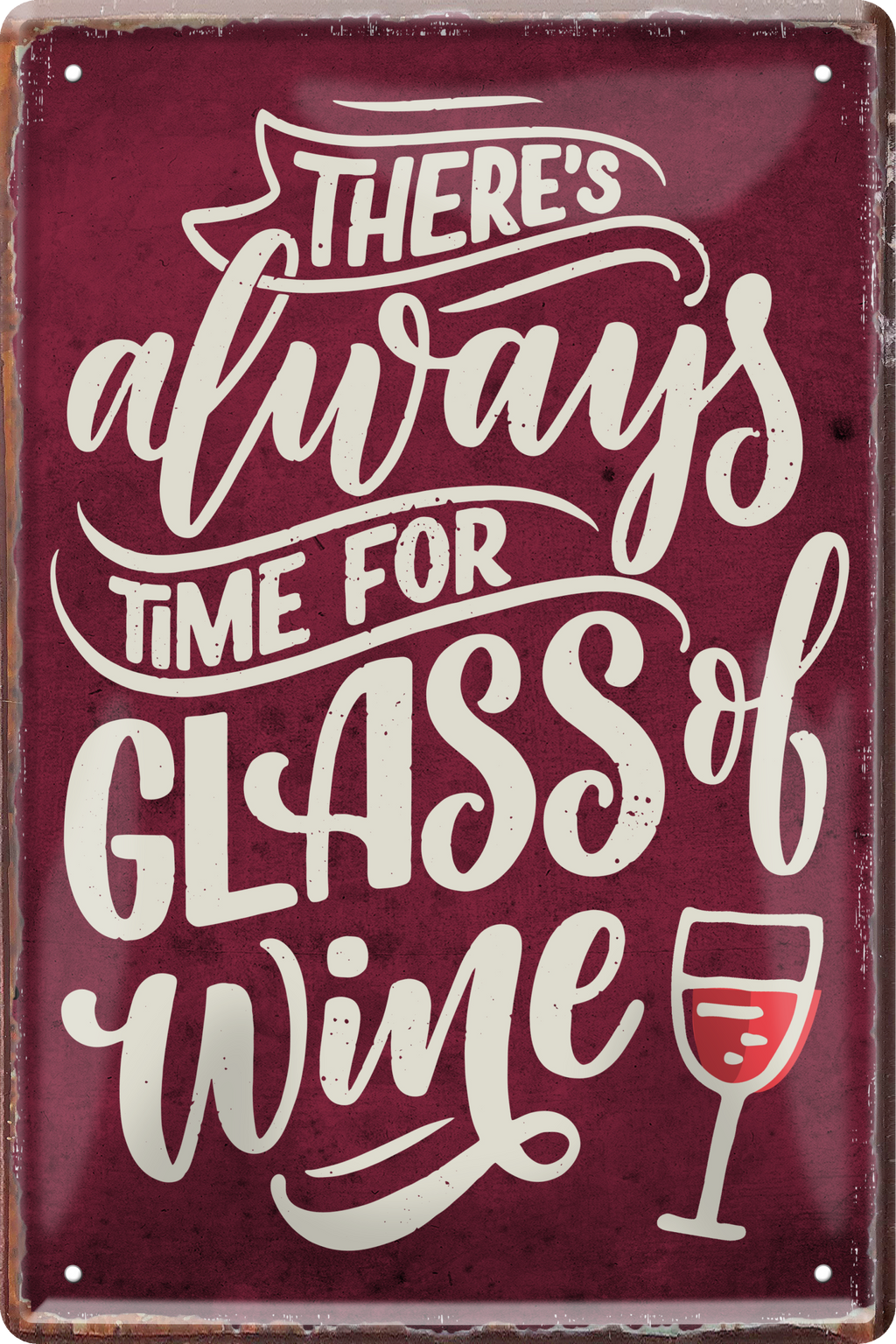 4252024235975		 ''Ther is always time for a glass Wine (Braun)'' Schilderstore24 Blechschilder sind perfekt als Geschenk zu Weihnachten, Geburtstage, Feiern, Partys, Grillabende, Namenstag, Feiertag, Mädelsabend, Hochzeit. Jederzeit stilvoll im Wohnzimmer, Partykeller, Garage, Praxis, Büro, Café, Hauseingang Alkohol Cocktail Bier Sekt Getränk Bier Alkohol schnaps promille tequila   
