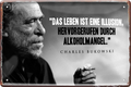 4252024236392		 ''Das leben ist eine Illusion (Bukowski)'' Schilderstore24 Blechschilder sind perfekt als Geschenk zu Weihnachten, Geburtstage, Feiern, Partys, Grillabende, Namenstag, Feiertag, Mädelsabend, Hochzeit. Jederzeit stilvoll im Wohnzimmer, Partykeller, Garage, Praxis, Büro, Café, Hauseingang Weisheiten Leben Sprichwörter Tipp wahrheit sprichwort tiefsinnig ratschlag
