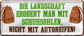 4252024237481		 ''Die Landschaft erobert man mit Schuhsohlen'' Schilderstore24 Blechschilder sind perfekt als Geschenk zu Weihnachten, Geburtstage, Feiern, Partys, Grillabende, Namenstag, Feiertag, Mädelsabend, Hochzeit. Jederzeit stilvoll im Wohnzimmer, Partykeller, Garage, Praxis, Büro, Café, Hauseingang Berge Reisen Wandern Outdoor Natur Urlaub sehenswürdigkeiten tal freizeit sport