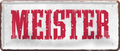 4252024237696		 ''Meister'' Schilderstore24 Blechschilder sind perfekt als Geschenk zu Weihnachten, Geburtstage, Feiern, Partys, Grillabende, Namenstag, Feiertag, Mädelsabend, Hochzeit. Jederzeit stilvoll im Wohnzimmer, Partykeller, Garage, Praxis, Büro, Café, Hauseingang Büro Chef Angestellter Arbeit Job Arbeitsplatz Alltag Beruf Ausbildung