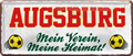 4252024237993		 ''Bayern Mein Verein, meine Heimat'' Schilderstore24 Blechschilder sind perfekt als Geschenk zu Weihnachten, Geburtstage, Feiern, Partys, Grillabende, Namenstag, Feiertag, Mädelsabend, Hochzeit. Jederzeit stilvoll im Wohnzimmer, Partykeller, Garage, Praxis, Büro, Café, Hauseingang Fußball Mannschaft Verein Bolzen Ball sport liga kicken stadion freizeit