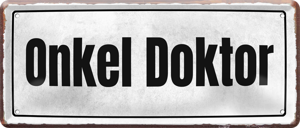 4252024237887		 ''Onkel Doktor'' Schilderstore24 Blechschilder sind perfekt als Geschenk zu Weihnachten, Geburtstage, Feiern, Partys, Grillabende, Namenstag, Feiertag, Mädelsabend, Hochzeit. Jederzeit stilvoll im Wohnzimmer, Partykeller, Garage, Praxis, Büro, Café, Hauseingang Familie Zuhause Eltern Geschwister oma opa familie mama papa geschwister