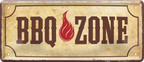 4252024237719		 ''BBQ Zone'' Schilderstore24 Blechschilder sind perfekt als Geschenk zu Weihnachten, Geburtstage, Feiern, Partys, Grillabende, Namenstag, Feiertag, Mädelsabend, Hochzeit. Jederzeit stilvoll im Wohnzimmer, Partykeller, Garage, Praxis, Büro, Café, Hauseingang Lebensmittel Kaffee Kuchen Tee Grill crepes teigware süßigkeit essen grill wurst