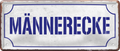 4252024238778		 ''Männerecke'' Schilderstore24 Blechschilder sind perfekt als Geschenk zu Weihnachten, Geburtstage, Feiern, Partys, Grillabende, Namenstag, Feiertag, Mädelsabend, Hochzeit. Jederzeit stilvoll im Wohnzimmer, Partykeller, Garage, Praxis, Büro, Café, Hauseingang Küche Haushalt Willkommen Eigenheim heim essen haus kochen herzlich Zuhause putzen
