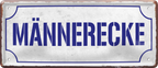 4252024238778		 ''Männerecke'' Schilderstore24 Blechschilder sind perfekt als Geschenk zu Weihnachten, Geburtstage, Feiern, Partys, Grillabende, Namenstag, Feiertag, Mädelsabend, Hochzeit. Jederzeit stilvoll im Wohnzimmer, Partykeller, Garage, Praxis, Büro, Café, Hauseingang Küche Haushalt Willkommen Eigenheim heim essen haus kochen herzlich Zuhause putzen