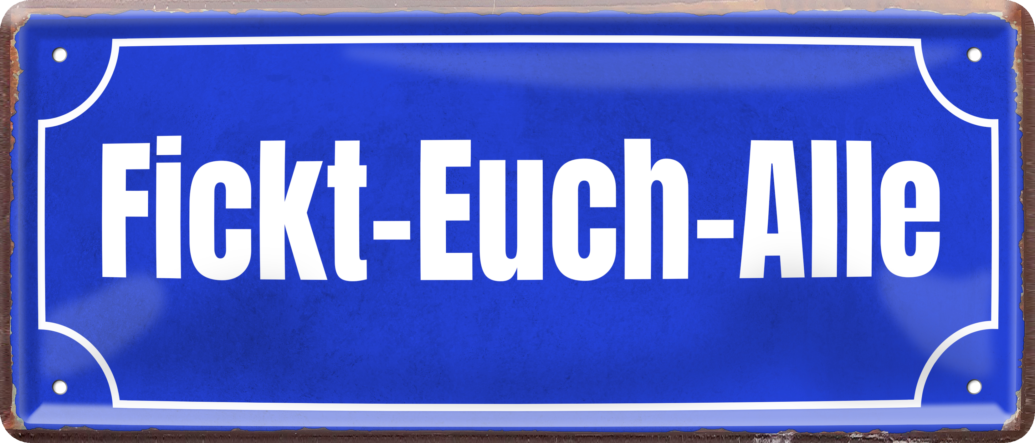 4252024236606		 ''Fickt-Euch-Alle'' Schilderstore24 Blechschilder sind perfekt als Geschenk zu Weihnachten, Geburtstage, Feiern, Partys, Grillabende, Namenstag, Feiertag, Mädelsabend, Hochzeit. Jederzeit stilvoll im Wohnzimmer, Partykeller, Garage, Praxis, Büro, Café, Hauseingang Sarkasmus Ironie Funny Schwarzer Humor faul dumm fun rente lästern teufel