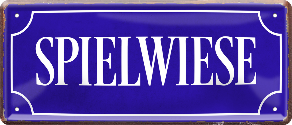 4252024238624		 ''Spielwiese'' Schilderstore24 Blechschilder sind perfekt als Geschenk zu Weihnachten, Geburtstage, Feiern, Partys, Grillabende, Namenstag, Feiertag, Mädelsabend, Hochzeit. Jederzeit stilvoll im Wohnzimmer, Partykeller, Garage, Praxis, Büro, Café, Hauseingang Freizeit PC Konsole Games Aktivitäten spiele zocken daddeln hobby technik