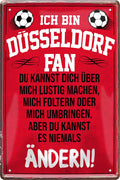 4252024216448 Schilderstore24 Schilderstore24 Blechschilder sind perfekt als Geschenk zu Weihnachten, Geburtstage, Feiern, Partys, Grillabende, Namenstag, Feiertag, Mädelsabend, Hochzeit. Jederzeit stilvoll im Wohnzimmer, Partykeller, Garage, Praxis, Büro, Café, Hauseingang Fußball Mannschaft Verein Bolzen Ball sport liga kicken stadion freizeit	 ''Düsseldorf Fan ´20''		20x30cm