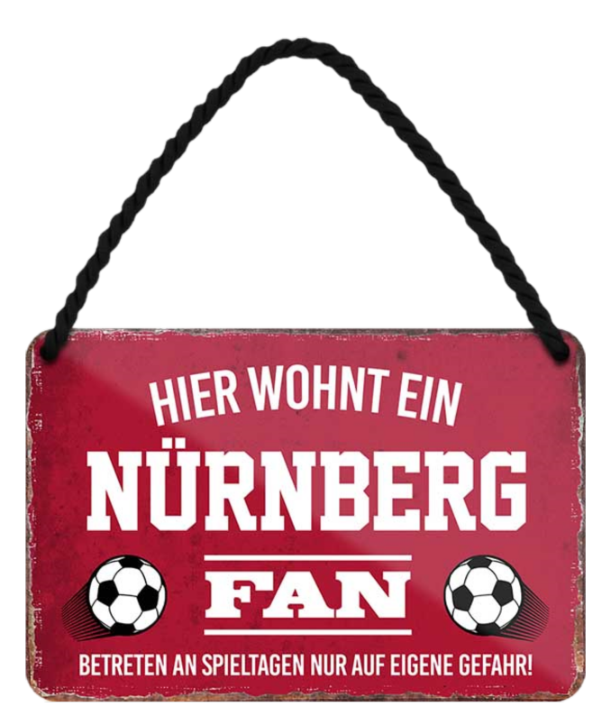 Blechschilder ''Fußball 1 von 5'' Bayern Dortmund Freiburg Köln Mönchengladbach Pauli uvm 18x12cm