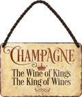 4252024200157 Schilderstore24 Schilderstore24 Blechschilder sind perfekt als Geschenk zu Weihnachten, Geburtstage, Feiern, Partys, Grillabende, Namenstag, Feiertag, Mädelsabend, Hochzeit. Jederzeit stilvoll im Wohnzimmer, Partykeller, Garage, Praxis, Büro, Café, Hauseingang Alkohol Cocktail Bier Sekt Getränk Bier Alkohol schnaps promille tequila   	 ''Champagne. The Wine of Kings''		18x12cm