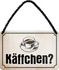 4252024202632 Schilderstore24 Schilderstore24 Blechschilder sind perfekt als Geschenk zu Weihnachten, Geburtstage, Feiern, Partys, Grillabende, Namenstag, Feiertag, Mädelsabend, Hochzeit. Jederzeit stilvoll im Wohnzimmer, Partykeller, Garage, Praxis, Büro, Café, Hauseingang Lebensmittel Kaffee Kuchen Tee Grill crepes teigware süßigkeit essen grill wurst	 ''Käffchen (eine Tasse)''		18x12cm