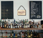 Blechschild ''Biergarten (beige)'' 18x12cm