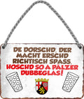 4252024201635 Schilderstore24 Schilderstore24 Blechschilder sind perfekt als Geschenk zu Weihnachten, Geburtstage, Feiern, Partys, Grillabende, Namenstag, Feiertag, Mädelsabend, Hochzeit. Jederzeit stilvoll im Wohnzimmer, Partykeller, Garage, Praxis, Büro, Café, Hauseingang Sachse Bayern Schwäbisch Alm bayrisch sprache kultur tradition	 ''De Dorschd, der macht erschd richtisch Spass, hoschd so a''		18x12cm