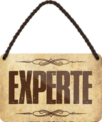 4252024202533Geschenk Weihnachten, Geburtstage, Feiern, Partys, Grillabende, Namenstag, Feiertag, Mädelsabend, Hochzeit Wohnzimmer, Partykeller, Garage, Praxis, Büro, Café, Hauseingang Büro Chef Angestellter Arbeit Job Arbeitsplatz Alltag Beruf Ausbildung	Schilderstore24 	 ''Experte (Braun)''