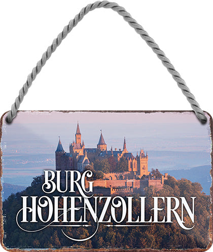 4252024211702 Schilderstore24 Schilderstore24 Blechschilder sind perfekt als Geschenk zu Weihnachten, Geburtstage, Feiern, Partys, Grillabende, Namenstag, Feiertag, Mädelsabend, Hochzeit. Jederzeit stilvoll im Wohnzimmer, Partykeller, Garage, Praxis, Büro, Café, Hauseingang Landschaften Orte Städte Länder Urlaub See berge burgen schloss tal denkmal freizeit meer	 ''Burg Hohenzollern''		18x12cm