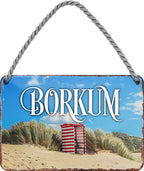 4252024211672 Schilderstore24 Schilderstore24 Blechschilder sind perfekt als Geschenk zu Weihnachten, Geburtstage, Feiern, Partys, Grillabende, Namenstag, Feiertag, Mädelsabend, Hochzeit. Jederzeit stilvoll im Wohnzimmer, Partykeller, Garage, Praxis, Büro, Café, Hauseingang Landschaften Orte Städte Länder Urlaub See berge burgen schloss tal denkmal freizeit meer	 ''Borkum''		18x12cm