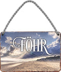 4252024211764 Schilderstore24 Schilderstore24 Blechschilder sind perfekt als Geschenk zu Weihnachten, Geburtstage, Feiern, Partys, Grillabende, Namenstag, Feiertag, Mädelsabend, Hochzeit. Jederzeit stilvoll im Wohnzimmer, Partykeller, Garage, Praxis, Büro, Café, Hauseingang Landschaften Orte Städte Länder Urlaub See berge burgen schloss tal denkmal freizeit meer	 ''Föhr''		18x12cm