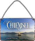 4252024211726 Schilderstore24 Schilderstore24 Blechschilder sind perfekt als Geschenk zu Weihnachten, Geburtstage, Feiern, Partys, Grillabende, Namenstag, Feiertag, Mädelsabend, Hochzeit. Jederzeit stilvoll im Wohnzimmer, Partykeller, Garage, Praxis, Büro, Café, Hauseingang Landschaften Orte Städte Länder Urlaub See berge burgen schloss tal denkmal freizeit meer	 ''Chiemsee''		18x12cm