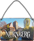 4252024212471 Schilderstore24 Schilderstore24 Blechschilder sind perfekt als Geschenk zu Weihnachten, Geburtstage, Feiern, Partys, Grillabende, Namenstag, Feiertag, Mädelsabend, Hochzeit. Jederzeit stilvoll im Wohnzimmer, Partykeller, Garage, Praxis, Büro, Café, Hauseingang Landschaften Orte Städte Länder Urlaub See berge burgen schloss tal denkmal freizeit meer	 ''Nürnberg''		18x12cm