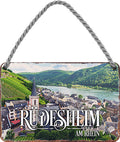 4252024212532 Schilderstore24 Schilderstore24 Blechschilder sind perfekt als Geschenk zu Weihnachten, Geburtstage, Feiern, Partys, Grillabende, Namenstag, Feiertag, Mädelsabend, Hochzeit. Jederzeit stilvoll im Wohnzimmer, Partykeller, Garage, Praxis, Büro, Café, Hauseingang Landschaften Orte Städte Länder Urlaub See berge burgen schloss tal denkmal freizeit meer	 ''Rüdesheim''		18x12cm