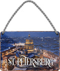 4252024212556 Schilderstore24 	Schilderstore24 Blechschilder sind perfekt als Geschenk zu Weihnachten, Geburtstage, Feiern, Partys, Grillabende, Namenstag, Feiertag, Mädelsabend, Hochzeit. Jederzeit stilvoll im Wohnzimmer, Partykeller, Garage, Praxis, Büro, Café, Hauseingang Landschaften Orte Städte Länder Urlaub See berge burgen schloss tal denkmal freizeit meer ''St. Petersburg''		18x12cm